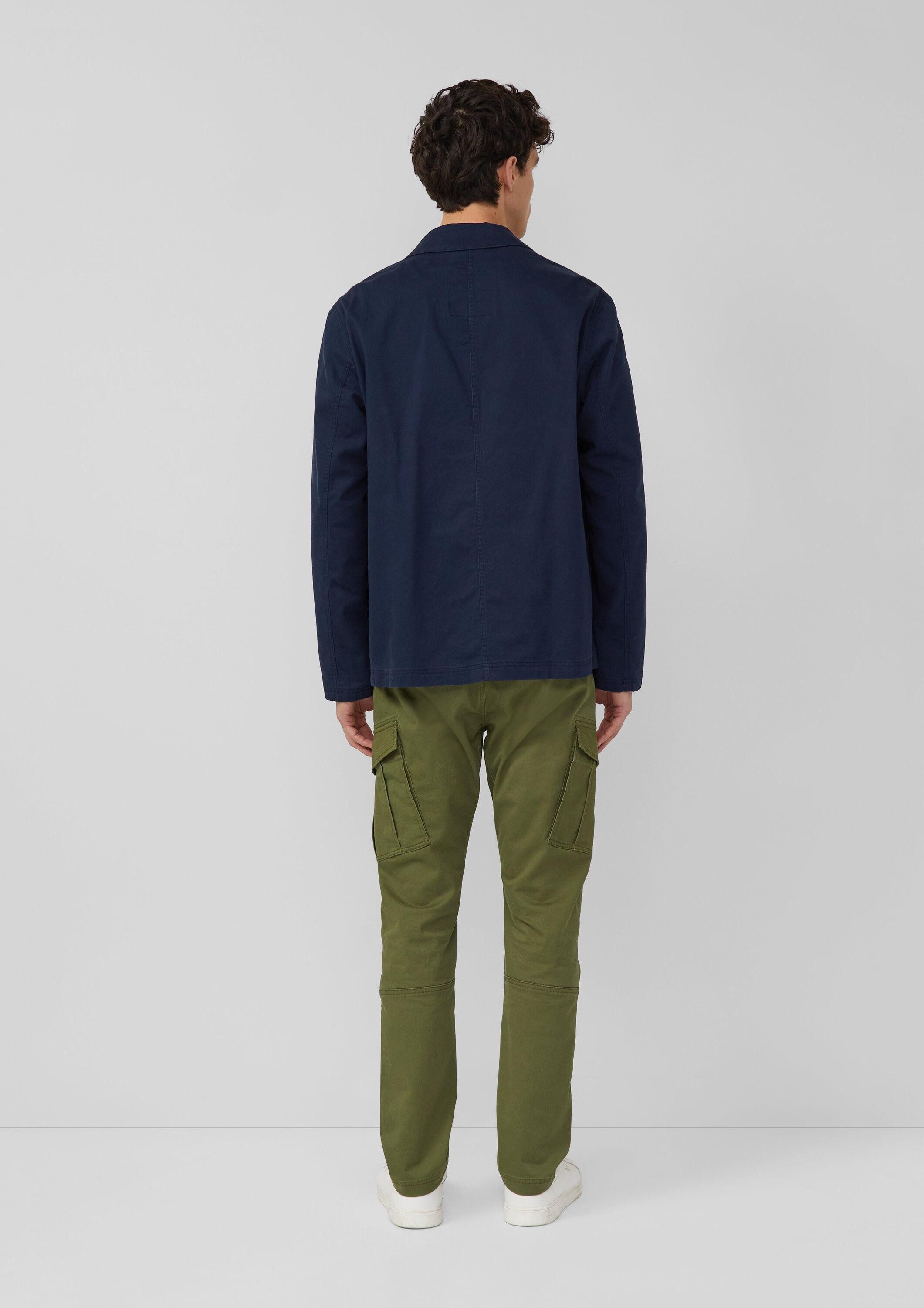 s.Oliver Sakko Outdoor-Jacke Casual Sakko mit Waschung und aufgesetzten Taschen