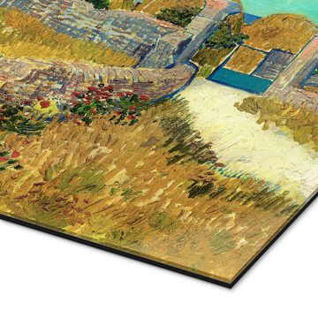 Posterlounge XXL-Wandbild Vincent van Gogh, Bauernhaus in der Provence, Wohnzimmer Mediterran Malerei