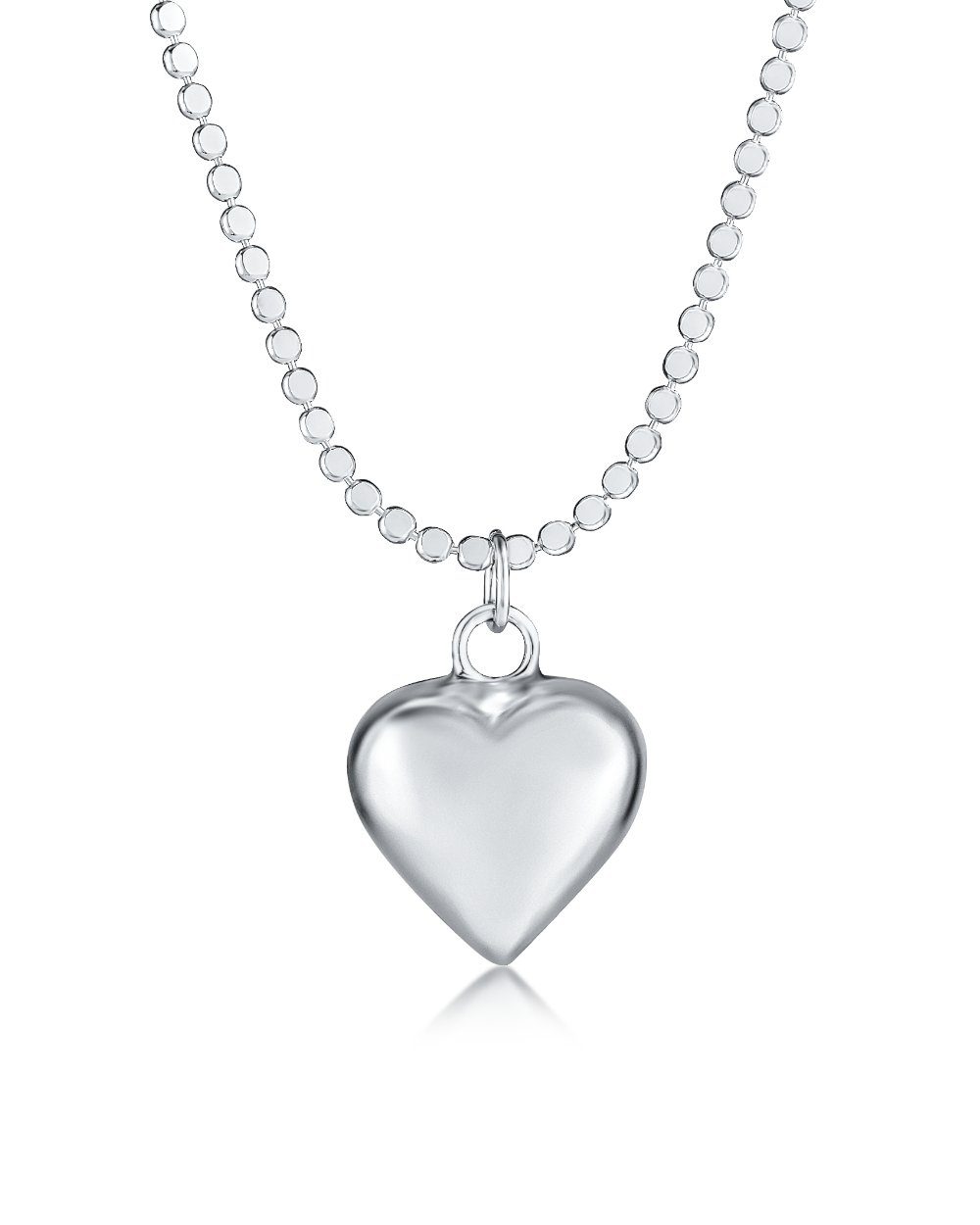 Herzkette 'Daisy' Damen Halskette Silber 925 mit Herzanhänger
