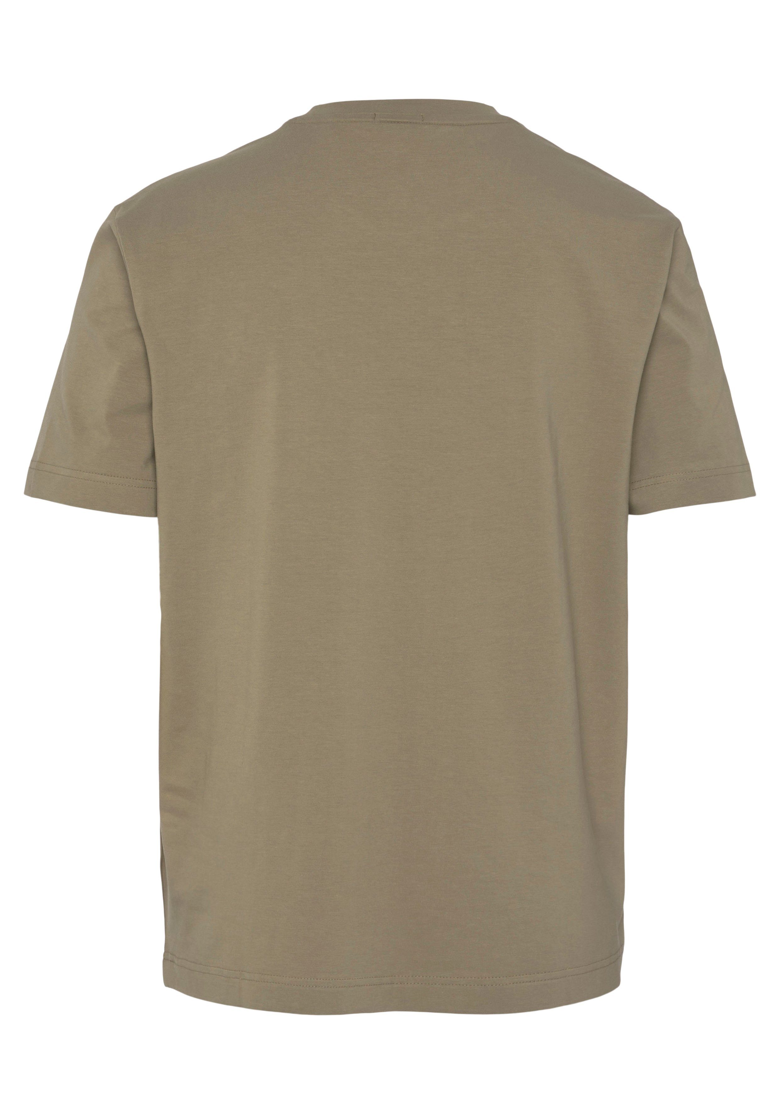 BOSS-Logodruck light/Pastell_green2 mit Brust TChup der Kurzarmshirt ORANGE BOSS auf