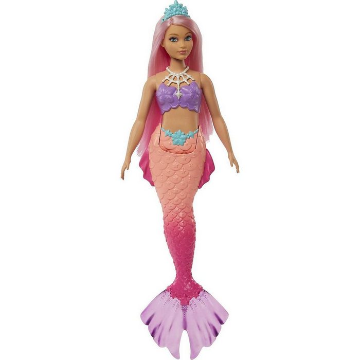 Mattel® Anziehpuppe Barbie Dreamtopia Meerjungfrau-Puppe (kurvig