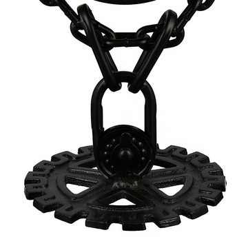 GILDE Uhr GILDE Uhr Chain - schwarz-silber - H. 33cm x B. 18cm
