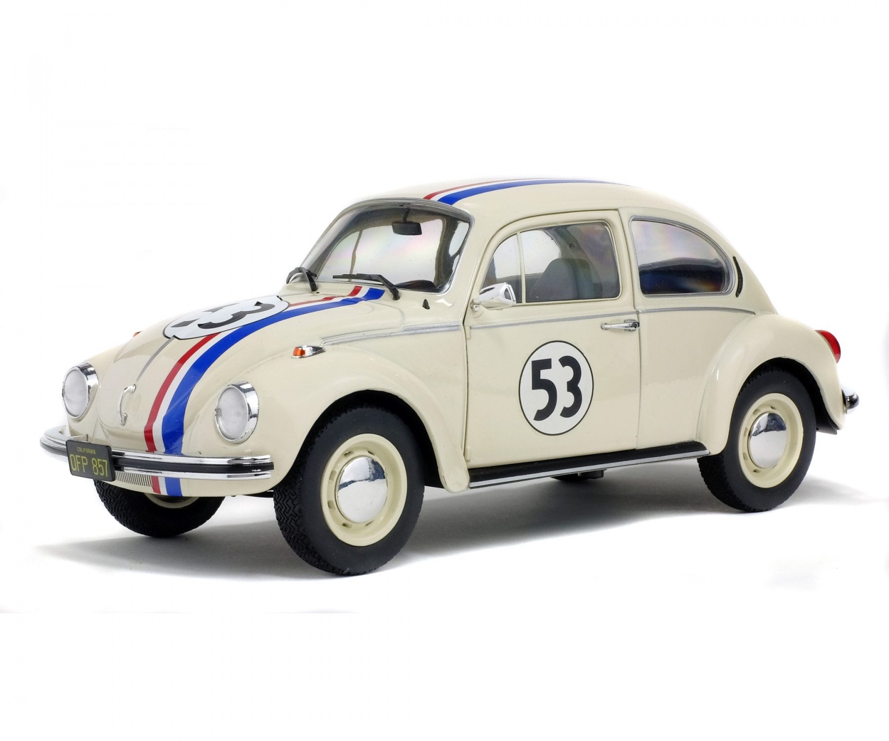 Solido Modellauto VW Käfer 1303 Racer Nr 53, Maßstab 1:18