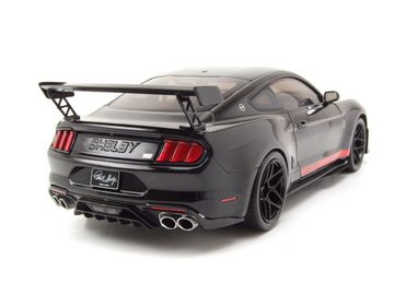 Solido Modellauto Ford Shelby Mustang GT500 Code Red 2022 schwarz Modellauto 1:18 Solido, Maßstab 1:18