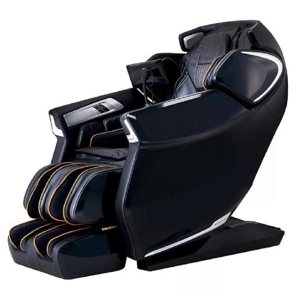JVmoebel Massagesessel Elektrischer Massagestuhl mit 4D Massagefunktionen in Schwarz (1-St., Massagesessel), Made in Europa