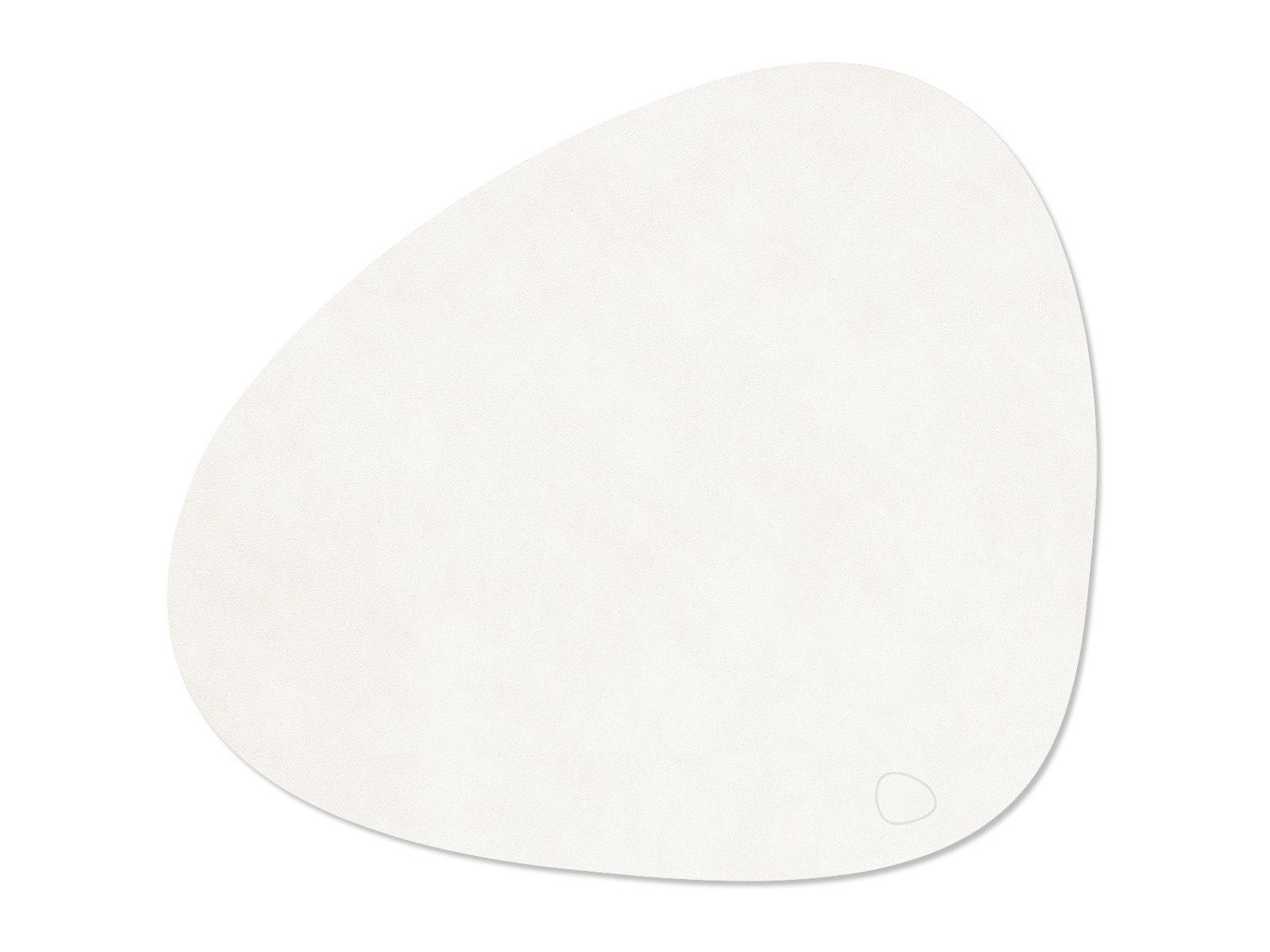 LIND DNA Platzset Nupo Tischset Curve L pure white 37x44cm