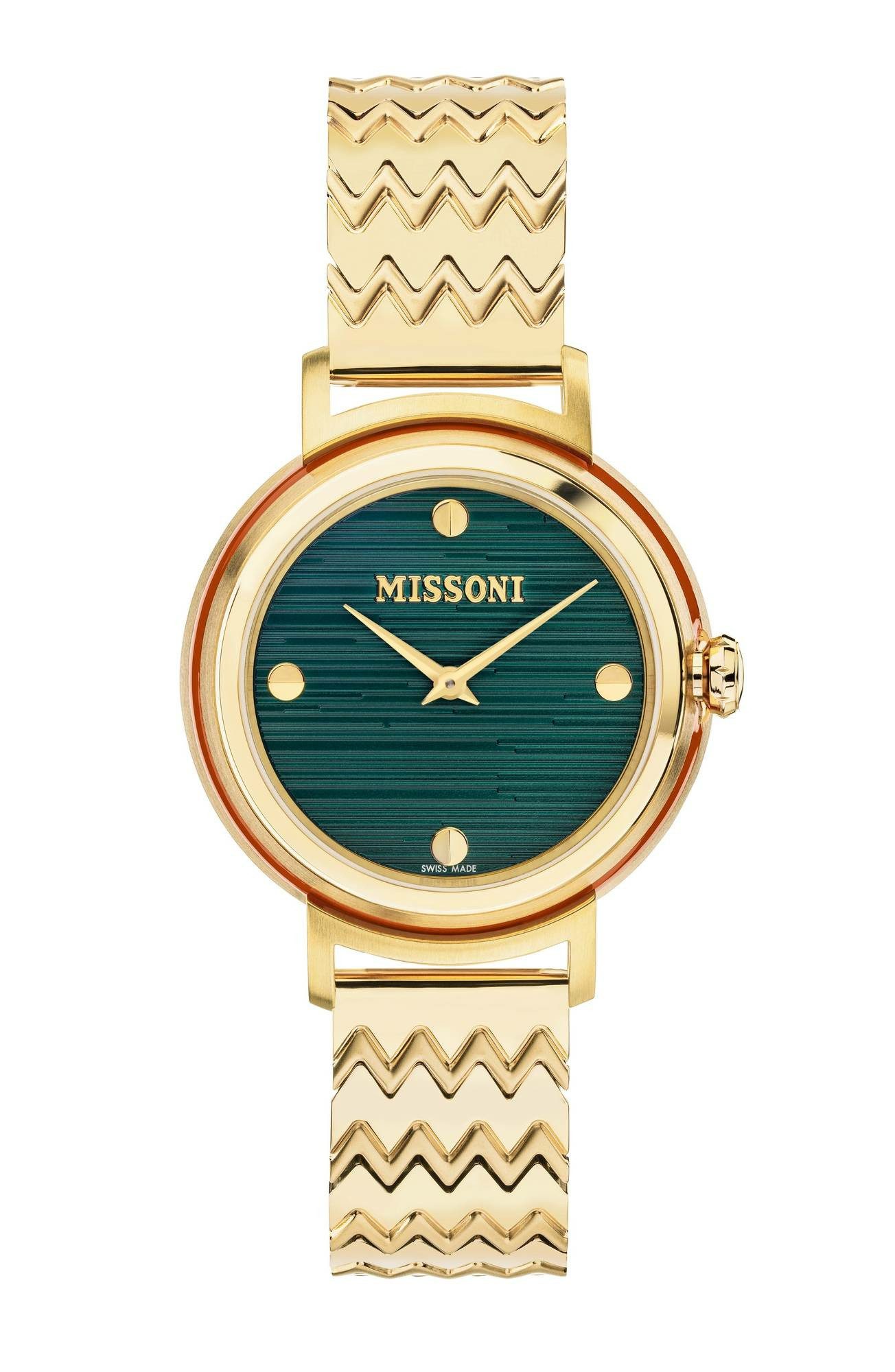 Missoni Mechanische Uhr Analoguhren für Damen, (1-tlg., Mechanische Uhr)