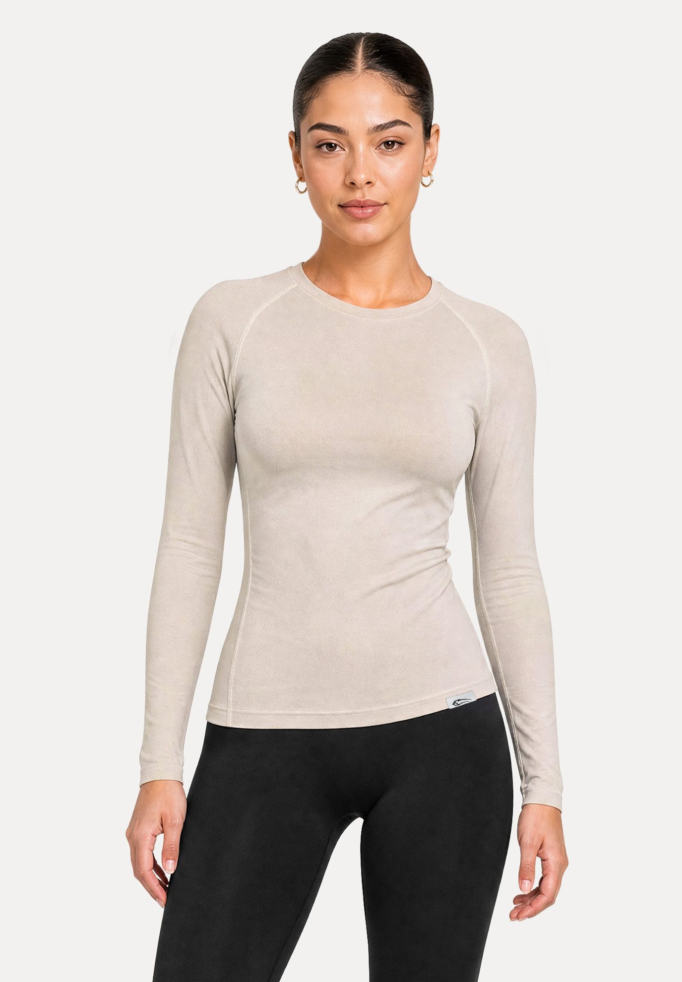 Smilodox Longsleeve Lyana Damen Langarmshirt, Shaped Fit, Seamless, für Gym & Freizeit mit Stretch, Rundhals, Langarm, für Yoga & Running