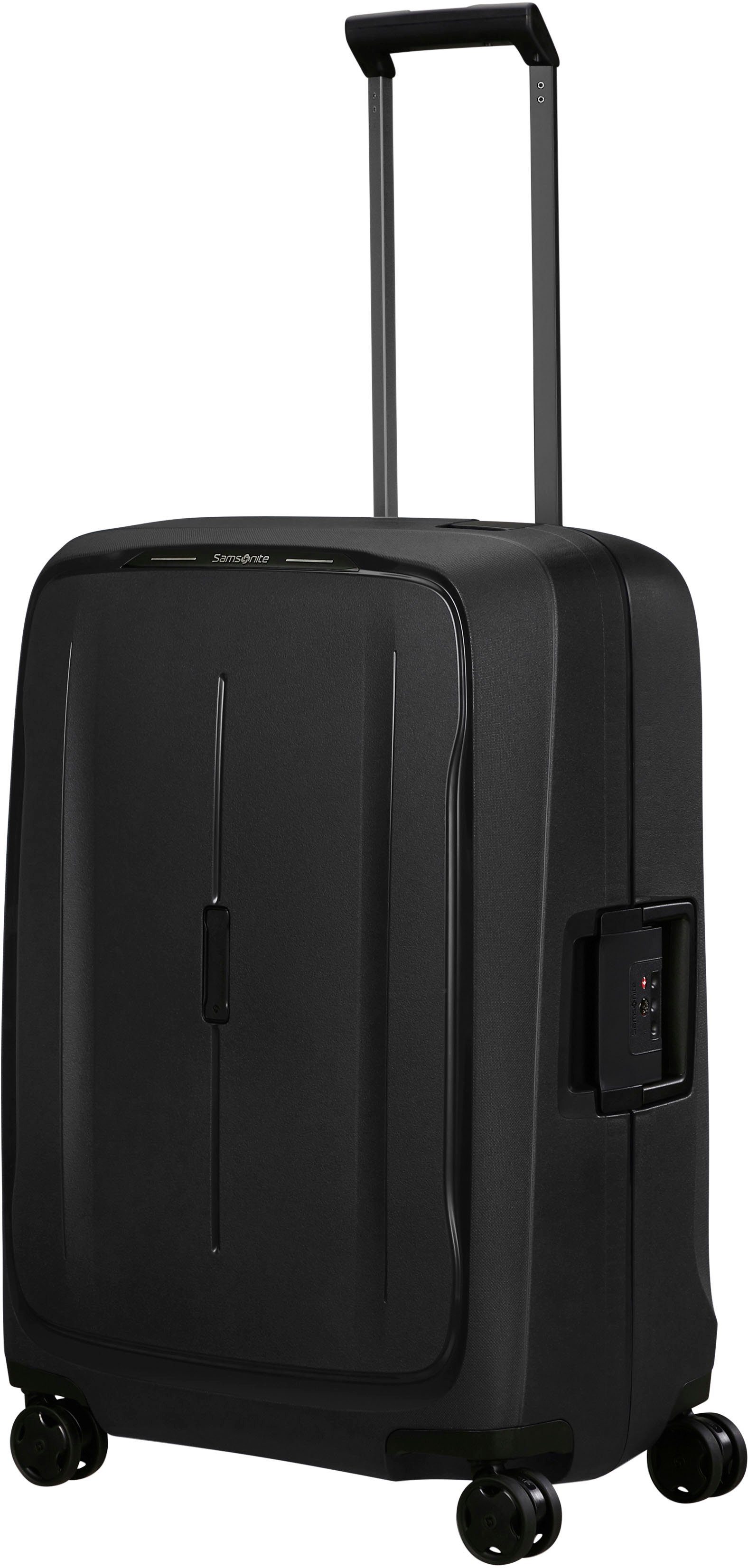 Samsonite Hartschalen-Trolley ESSENS, verschiedene Größen und Farben, 4 Rollen, mit robustem Polypropylen-Gehäuse, mit mehreren Fächern