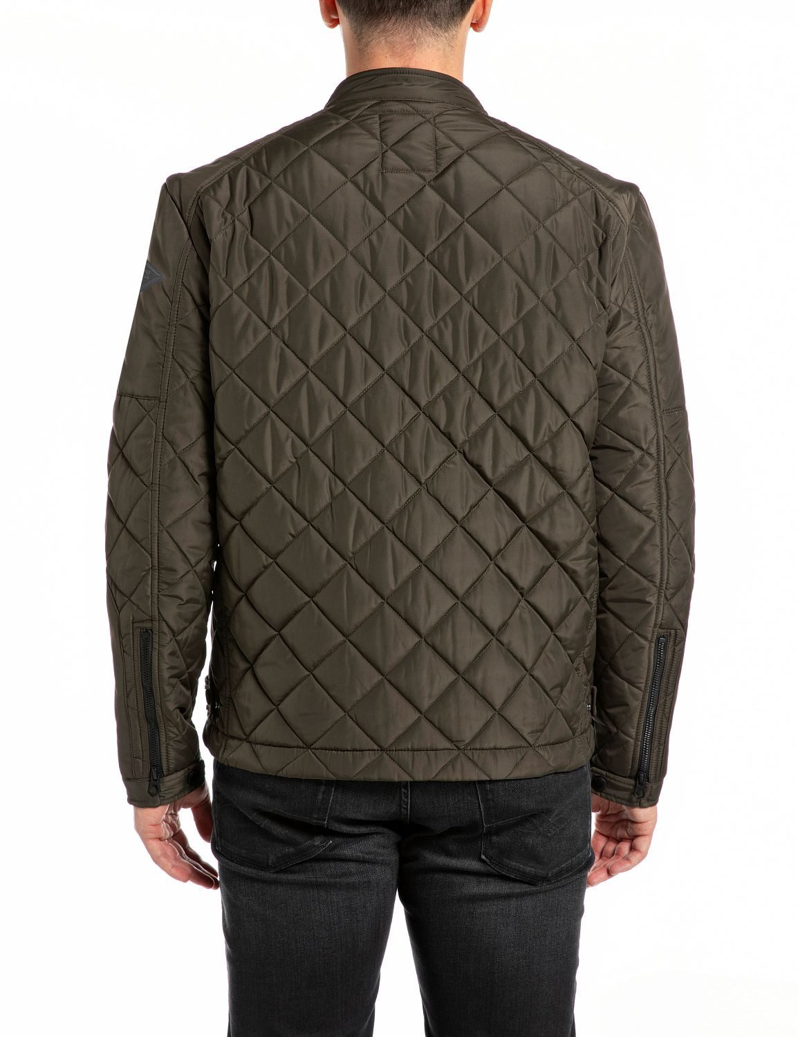 Replay Steppjacke Saber Mid mit kurzem Stehkragen