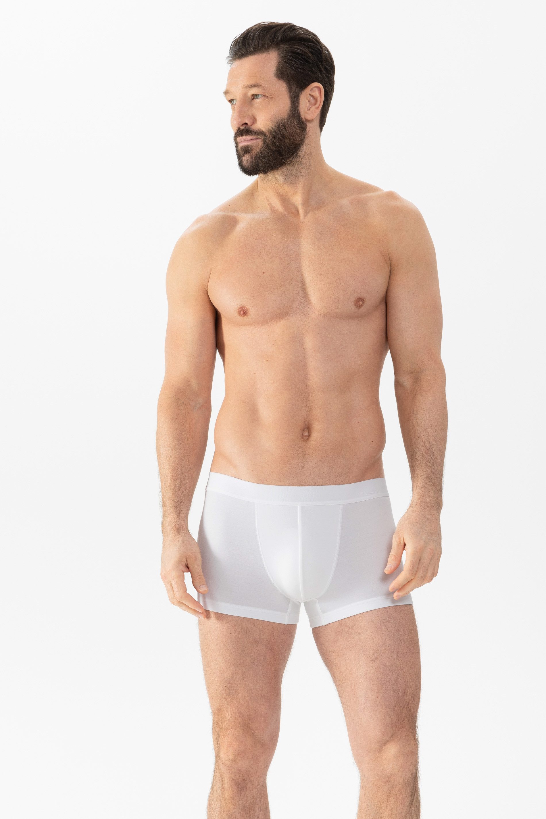 Mey Trunk Mey Herren Shorty Serie Superior Modal Uni (1-St., 1) Moderne Trunks, Gemustert, Atmungsaktiv, Baumwoll-Mix