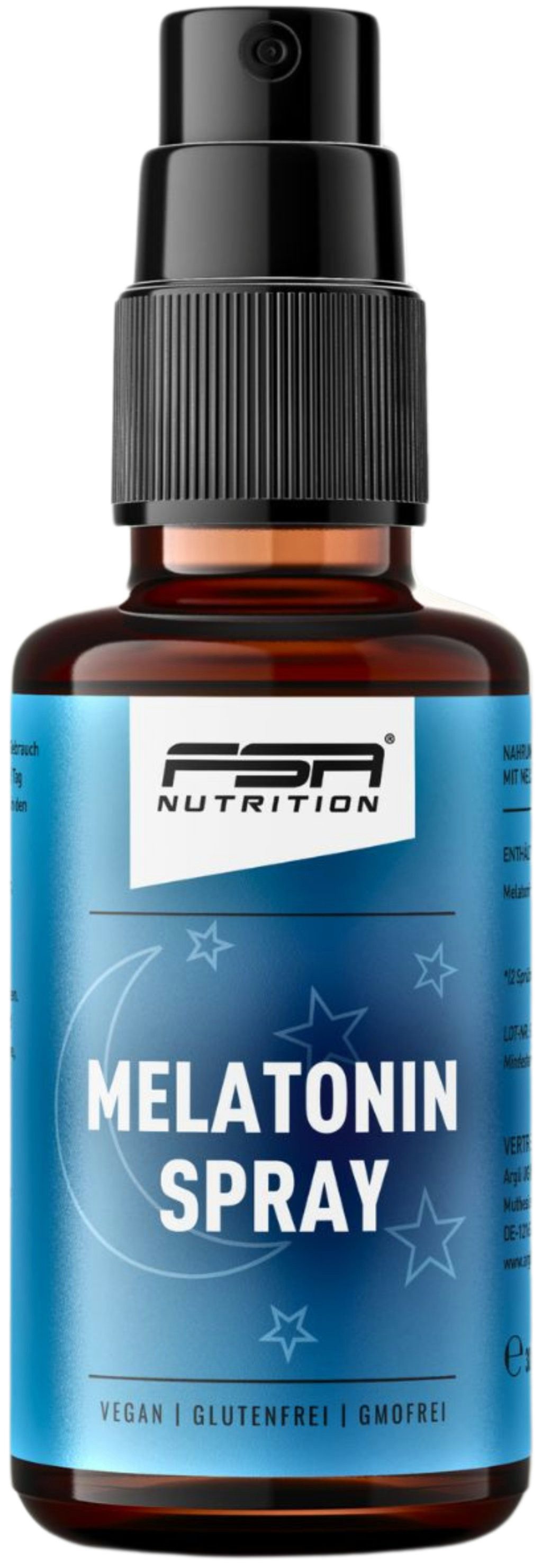 FSA NUTRITION Melatonin Einschlafspray 1 mg auf Wasserbasis & ohne Alkohol Spray, 30 ml