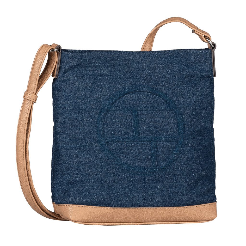 TOM TAILOR Umhängetasche Gilda, Damen Schultertasche in sommerlichem Streifen-Look