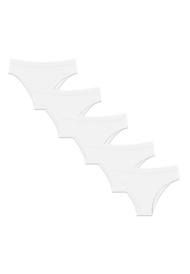 Diademita Slip ULTRA SOFT Brasilianische Slip Frauen 5er Pack (Set, 5-St., 5er Pack)