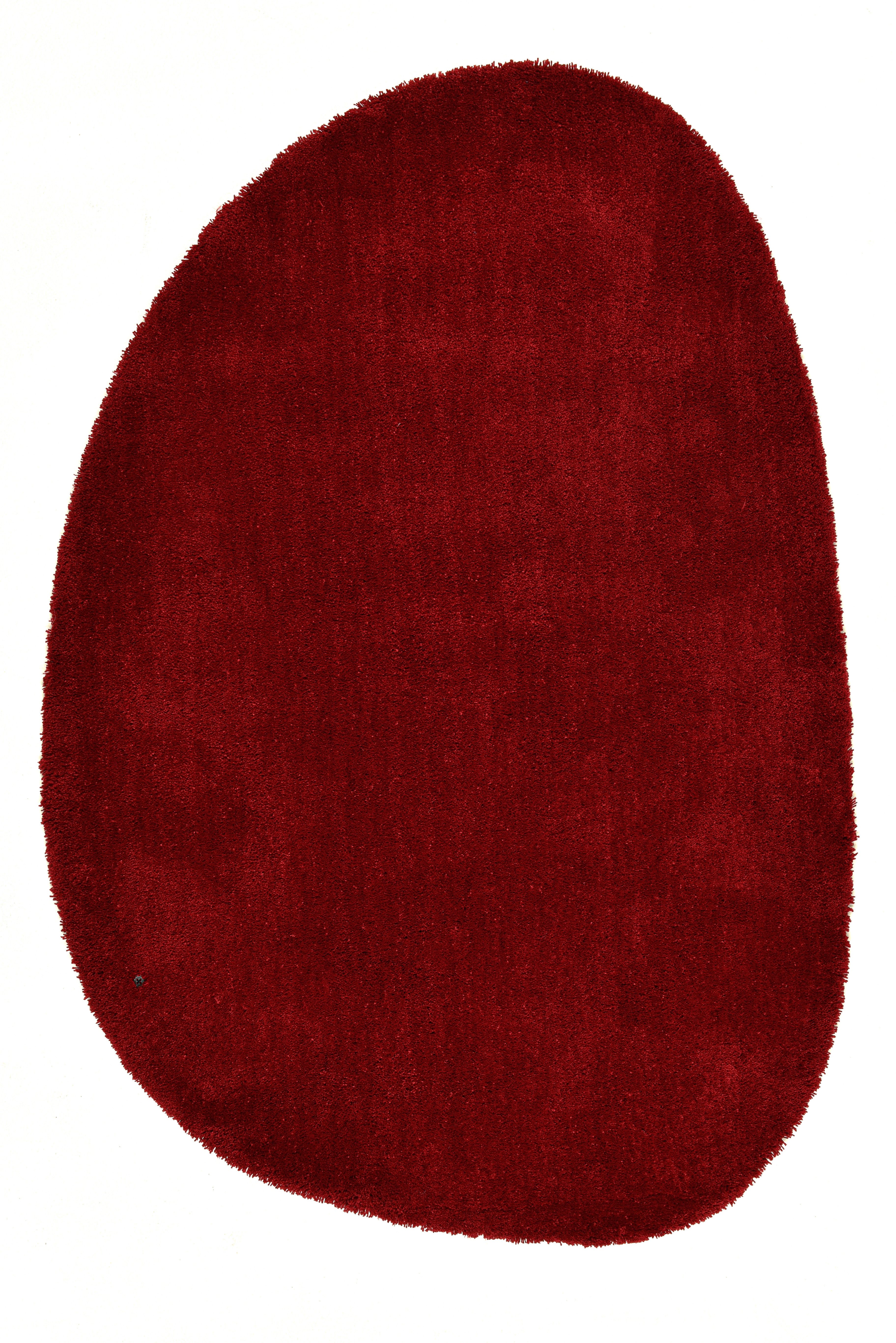 TOM TAILOR HOME Hochflor-Teppich Shaggy Teppich Cozy, oval, Höhe: 25 mm, Uni Farben, auch in Pastell Farben, weich & kuschelig, organische Form