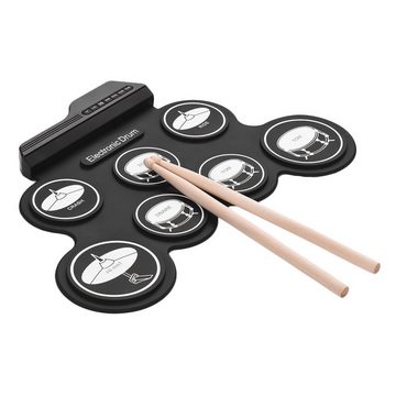 yozhiqu Digital Drums USB Rechargeable Reel Drum Kit, Portable Electronic Drum Kit, USB wiederauflaubares Reel Drum Kit - Tragbares Schlagzeugset