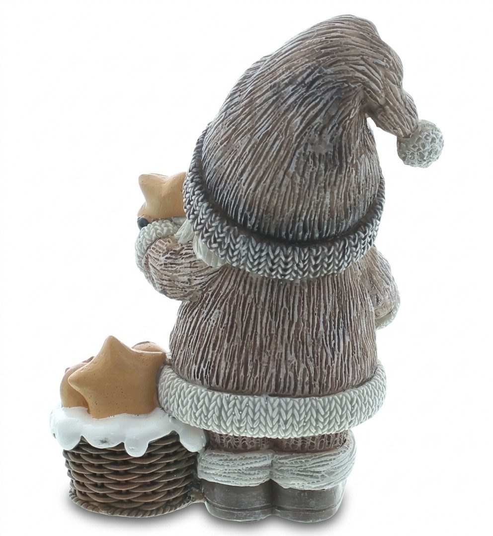 Home-trends24.de Weihnachtsfigur Lebkuchen LED Haus Santa Weihnachtsmann Deko Figur Weihnachten (1 St) – Bild 4 von 4