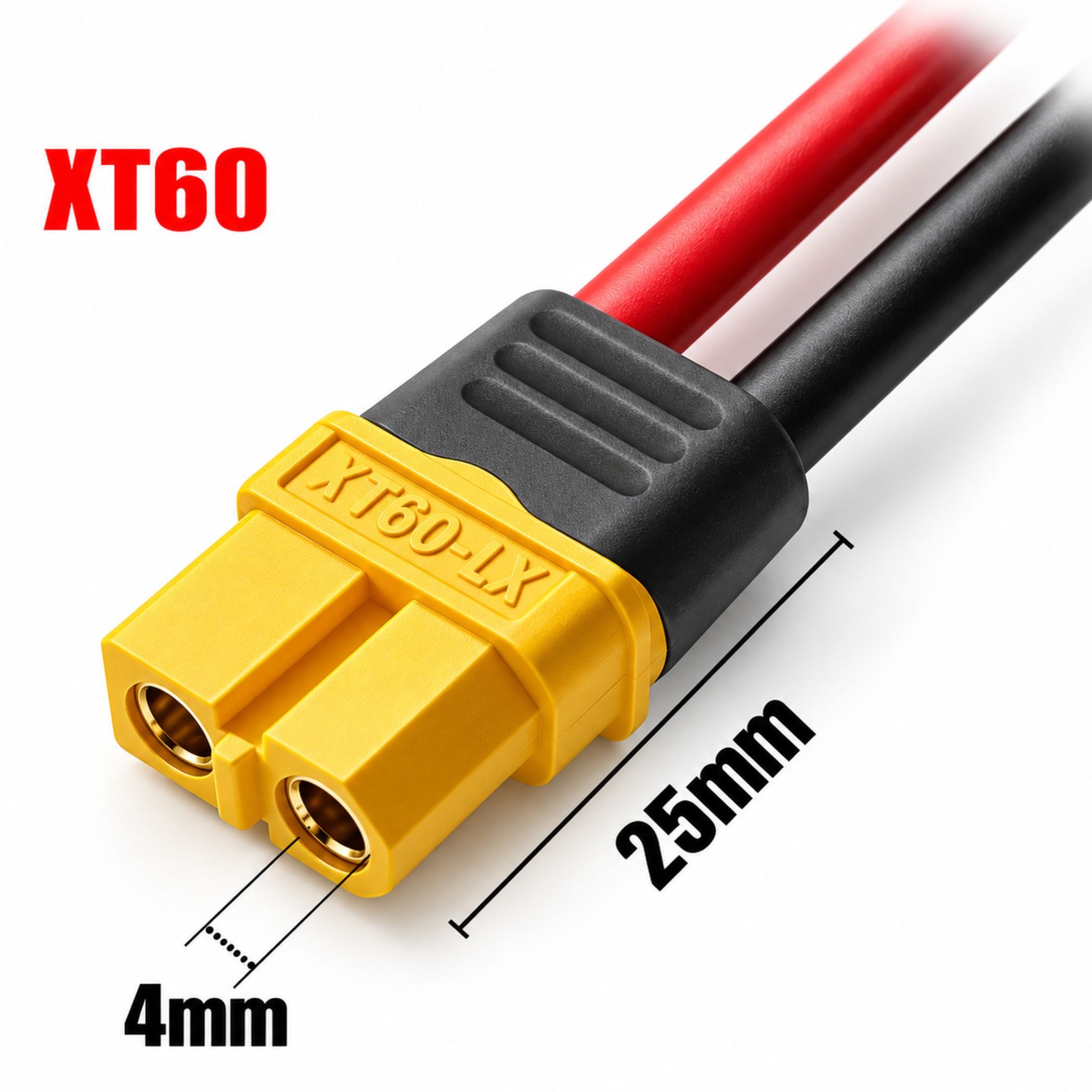 Bolwins G50 XT60 Buchse auf Stecker Auto Zigarettenanzünder Ladekabel Adapter Autoladekabel, Zigarettenanzünder-Stecker, XT60 Buchse (38 cm), Zigarettenanzünder – Bild 5 von 5