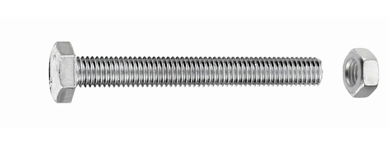 Trend Line Sechskantschraube Sechskantschrauben M6 x 60 mm, 75 Stück