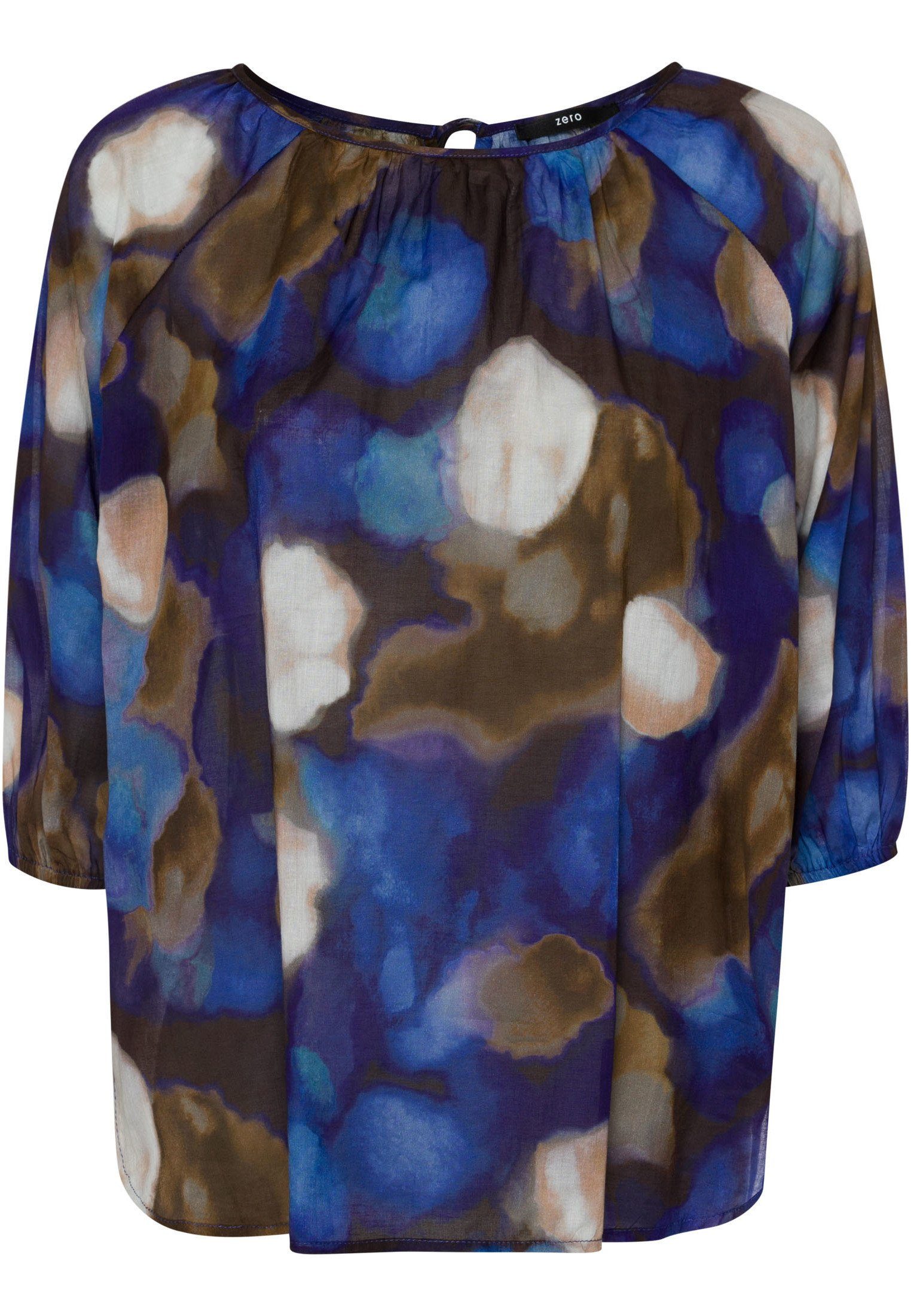 Zero Klassische Bluse »mit Camouflagedruck« Bindedetail online kaufen | OTTO