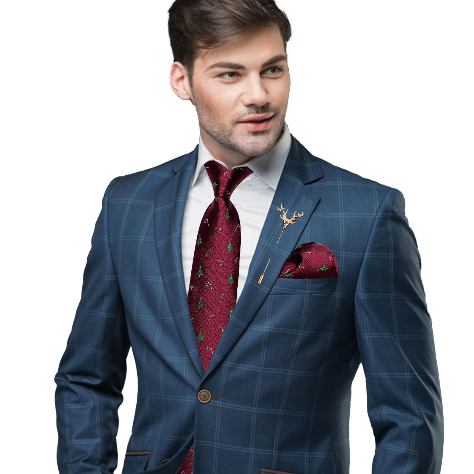 Coonoor Krawatte für Herren, Festival Weihnachtskrawatte in 7cm Breite (1-S günstig online kaufen