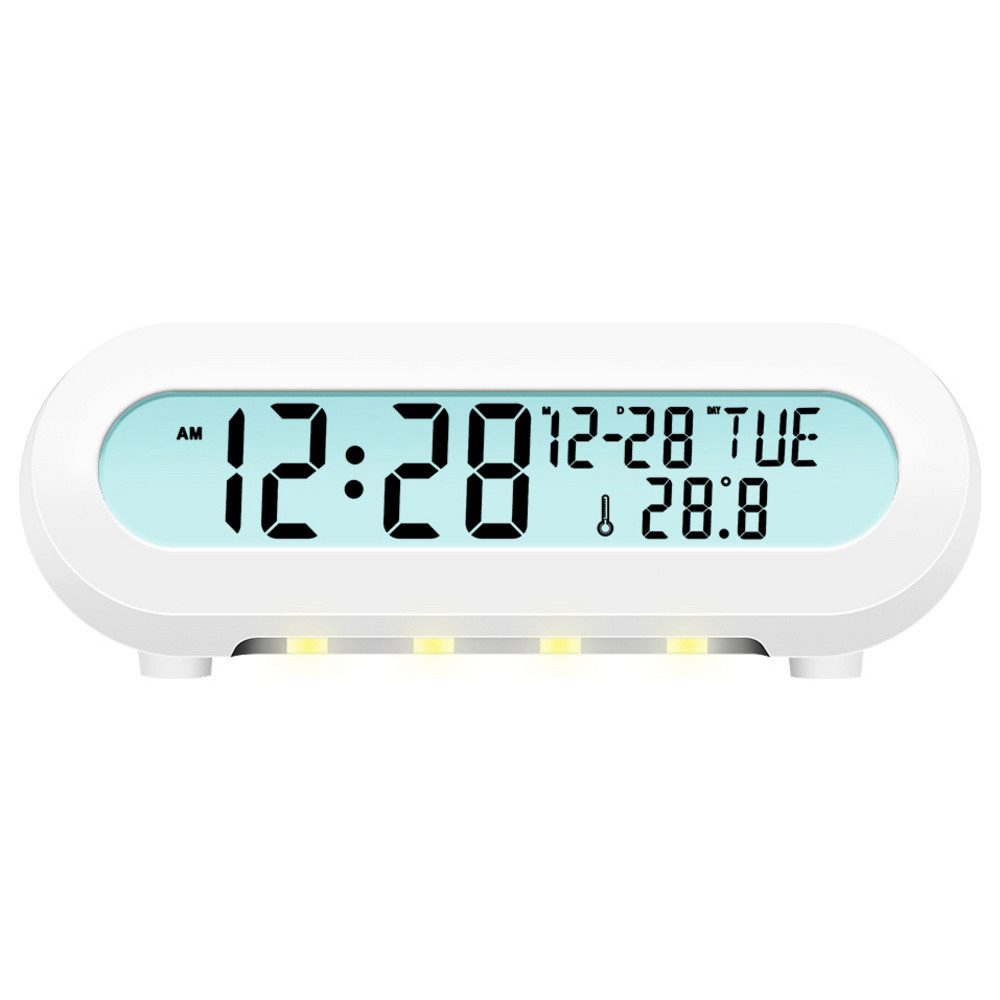 LogiLink LogiLink SC0121W Radiowecker FM USB Fühlbare Tasten, Weckfunktion Wei Radio – Bild 3 von 5