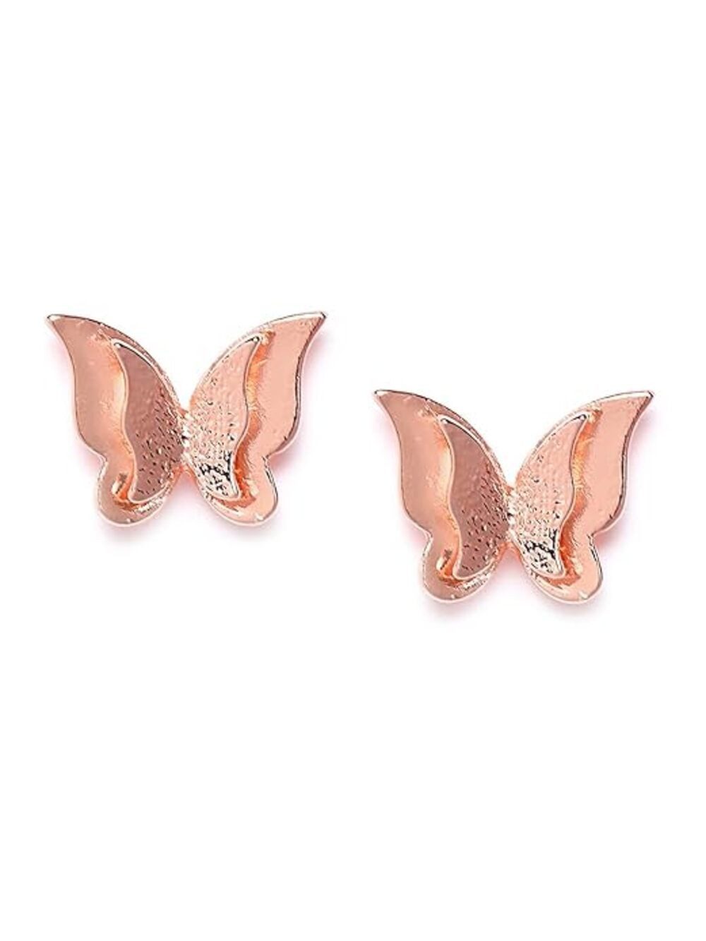 Ohrhänger-Set Schmetterling Design vergoldet Ohrstecker für Frauen & Mädchen