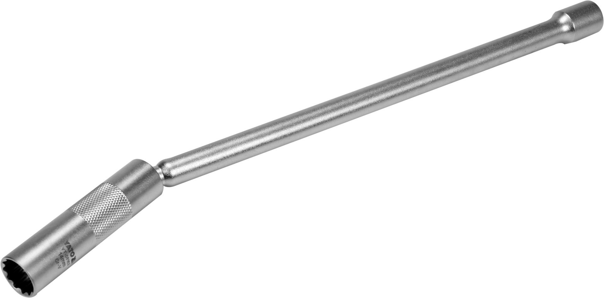 Yato Zündkerzenschlüssel Zündkerzenschlüssel Stecknuss 3/8“, 14mm, 310mm, magnetisch