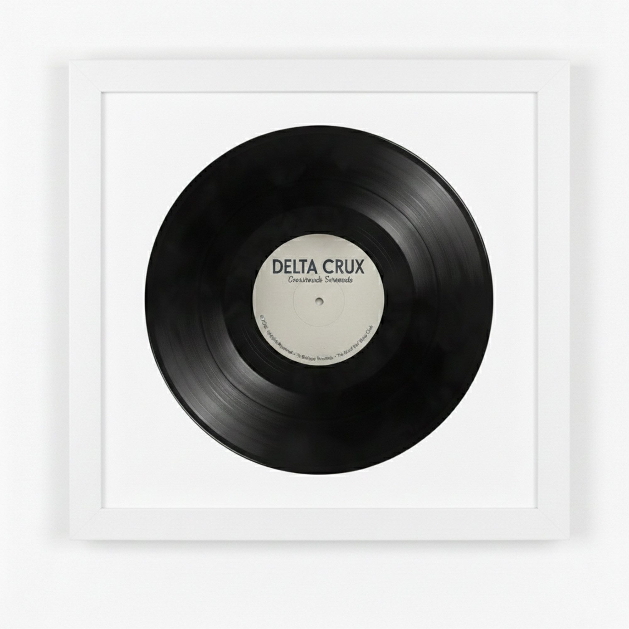 VR-Wohnideen Bilderrahmen Schallplatten Rahmen für die Vinyl, (1 St), mit Passepartout