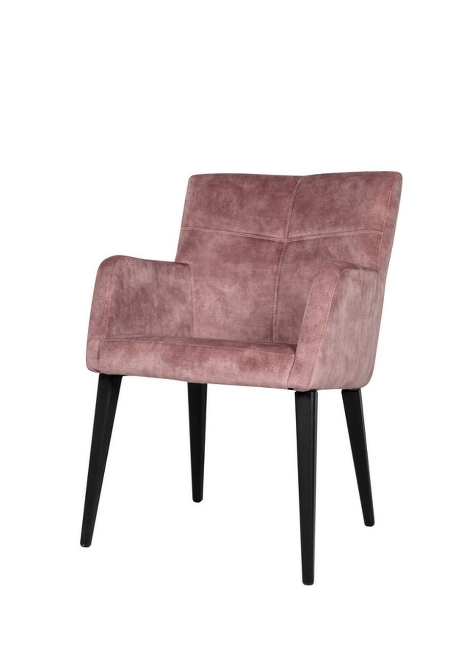 Tischhelden Armlehnstuhl Armlehnstuhl Jacelyn Stoff altrosa