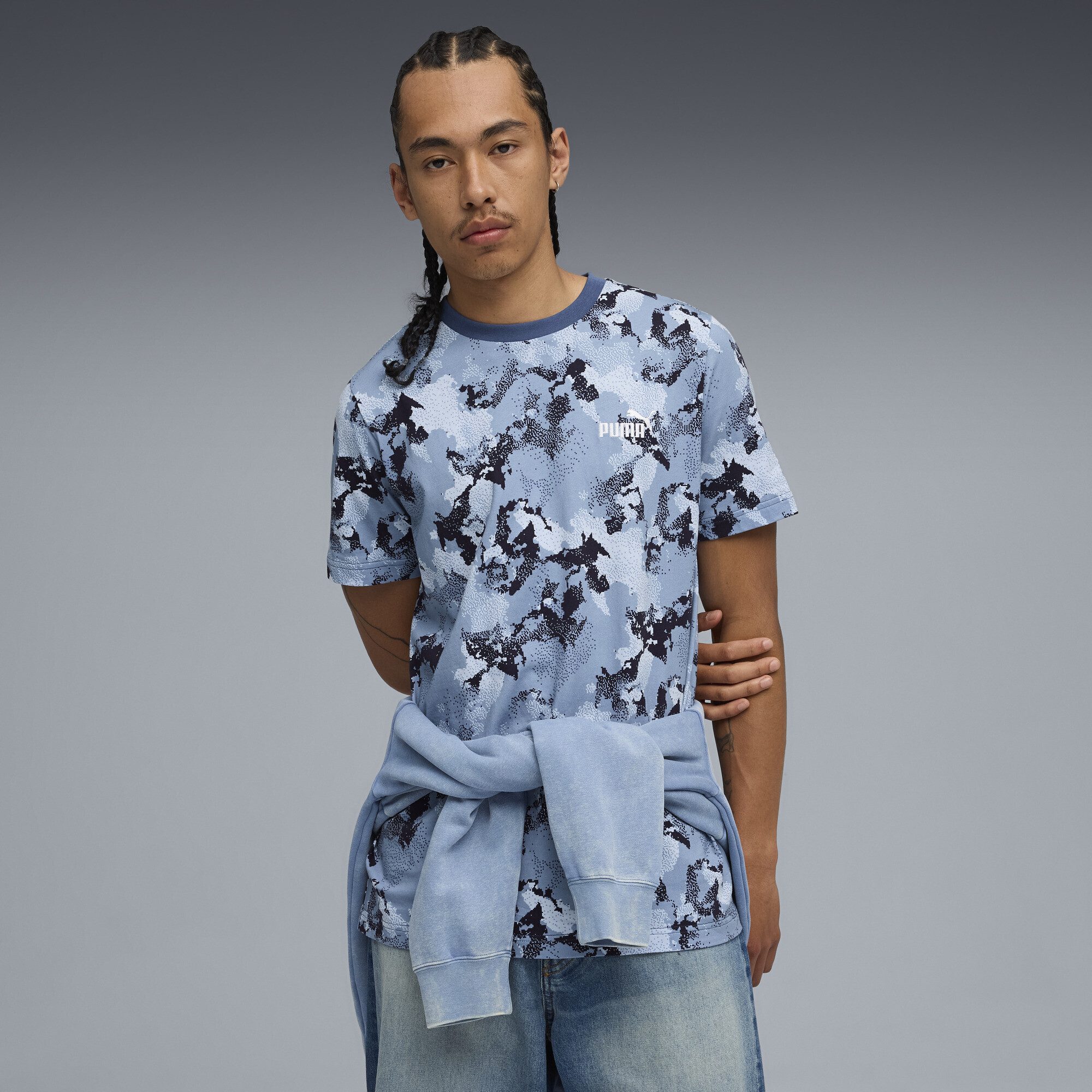 PUMA T-Shirt Essentials Camo T-Shirt Herren günstig online kaufen