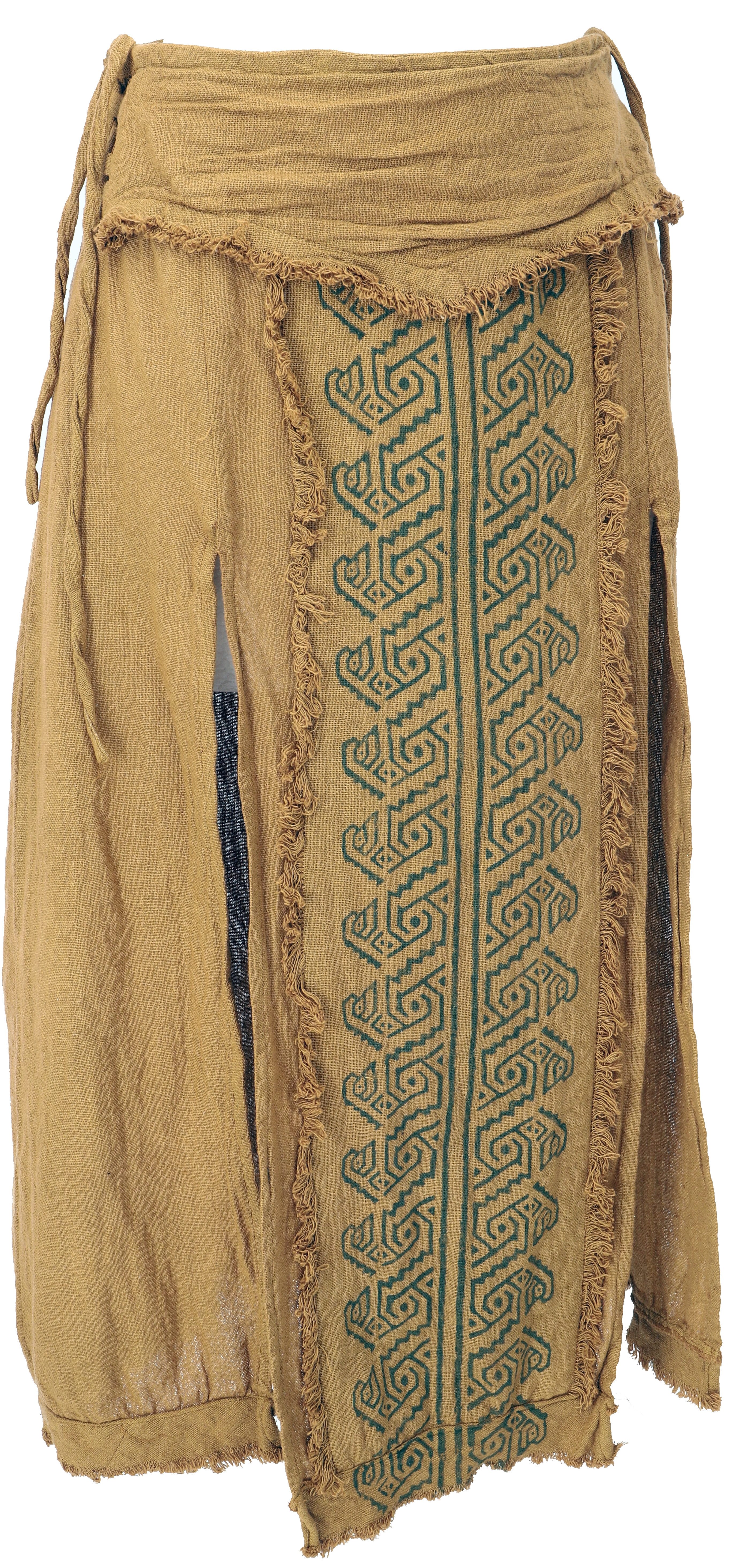 Guru-Shop Minirock Langer Boho Panel Skirt, günstig online kaufen