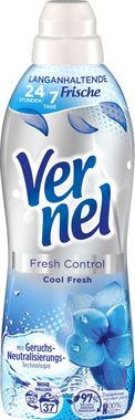 Vernel Fresh Control Cool Fresh & Fresh Breeze 2 x 37 WL (74WL) Weichspüler (Doppelpack, [2-St. für 24/7 langanhaltende Frische)