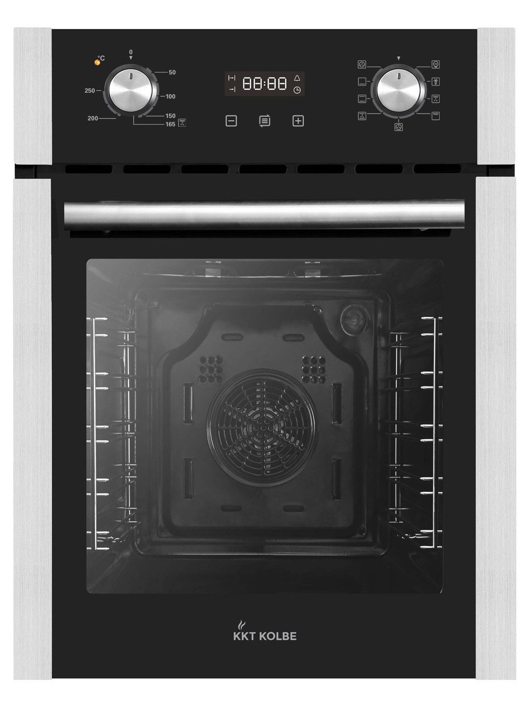 KKT KOLBE Einbaubackofen Backofen Elektroherd 45cm EB4505ED, mit Einschubschienen, Dampfreinigungs-Verfahren, Glas