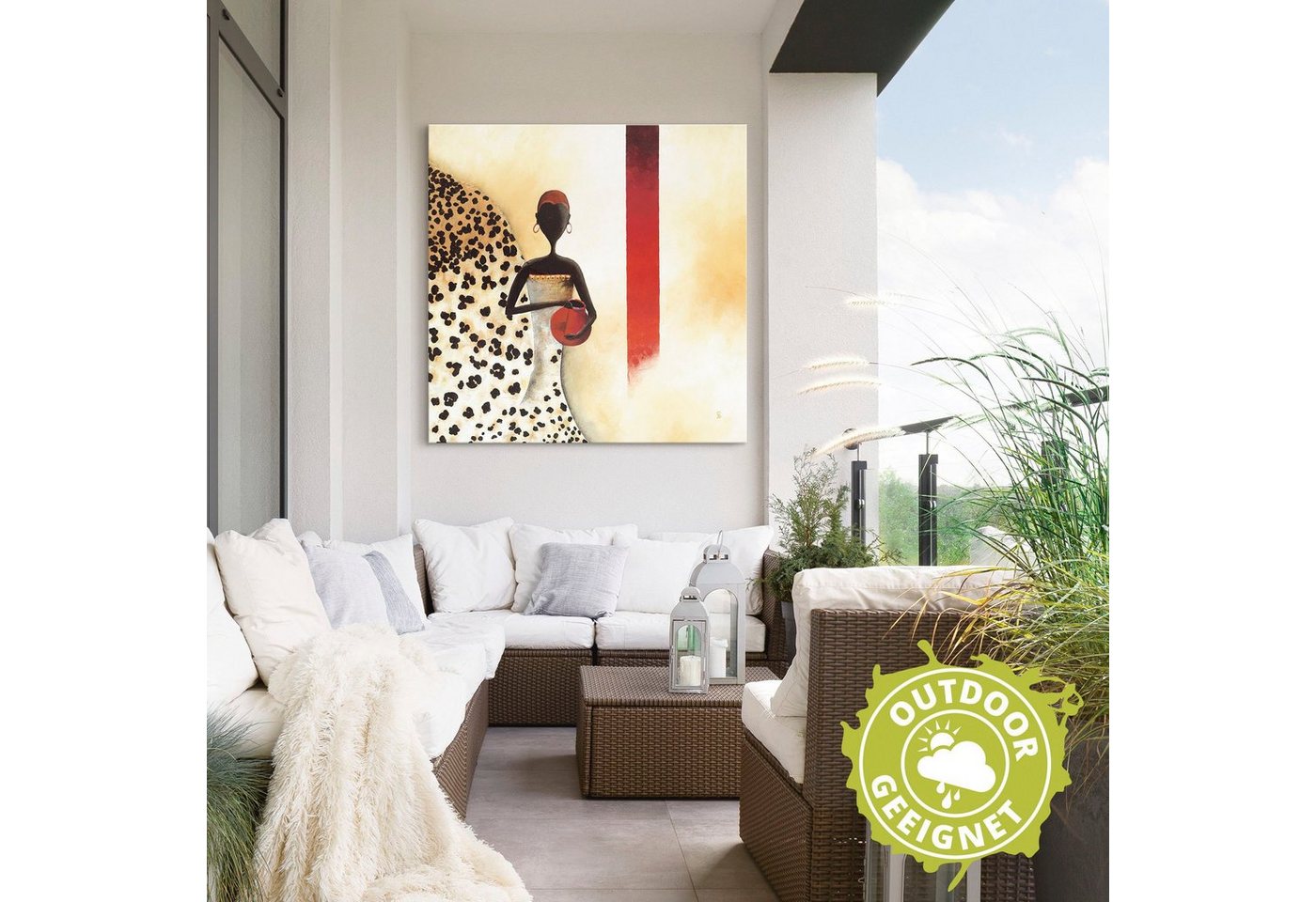 Artland Wandbild »Afrikanische Frau I«, Frau (1 Stück), in vielen Größen & Produktarten - Alubild / Outdoorbild für den Außenbereich, Leinwandbild, Poster, Wandaufkleber / Wandtattoo auch für Badezimmer geeignet-kaufen