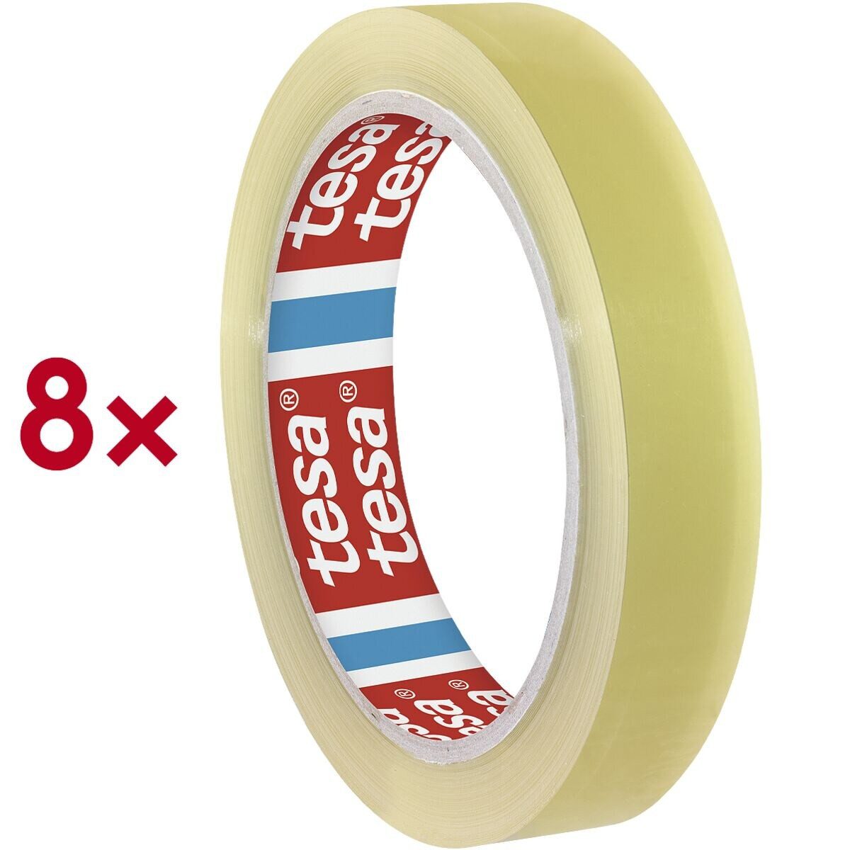 tesa Klebeband FILM (8-St) 19 mm/66 m, transparent & klebstark günstig online kaufen