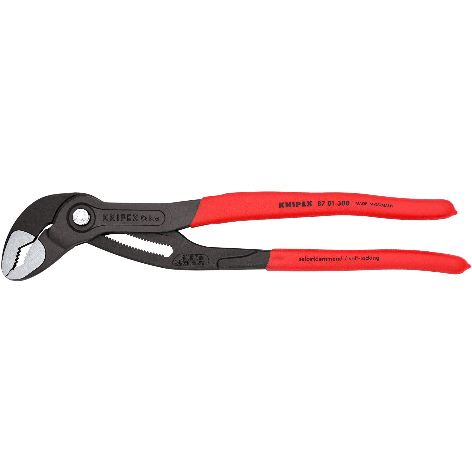 Knipex Rohrzange KNIPEX Cobra 87 01 300, 300mm, Zange, (Wasserpumpenzange, 30-fach