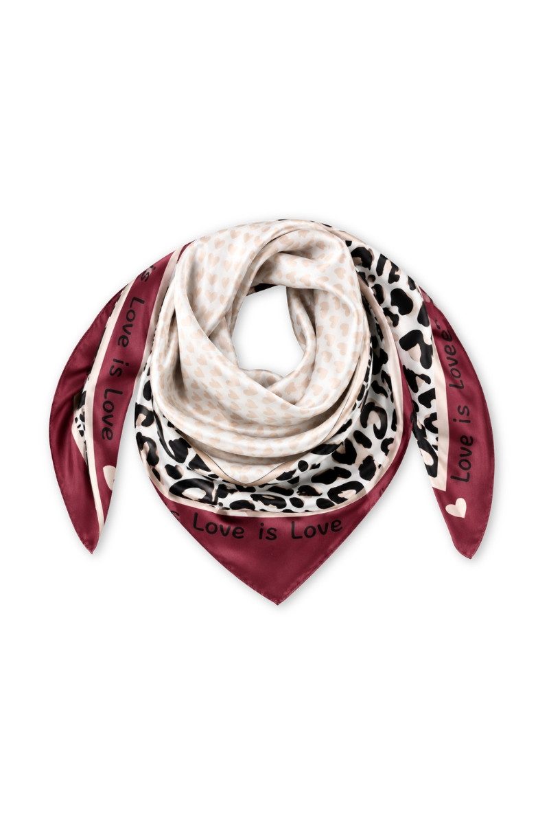 VIDO jewelry & more Halstuch Trachtentuch - LOVE IS LOVE -