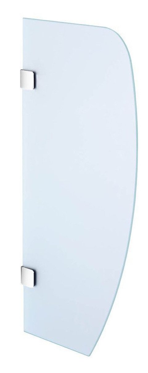 Sapho Schutzwand Urinal-Trennwand, 80x40 cm, Milchglas, Sapho-2502-05