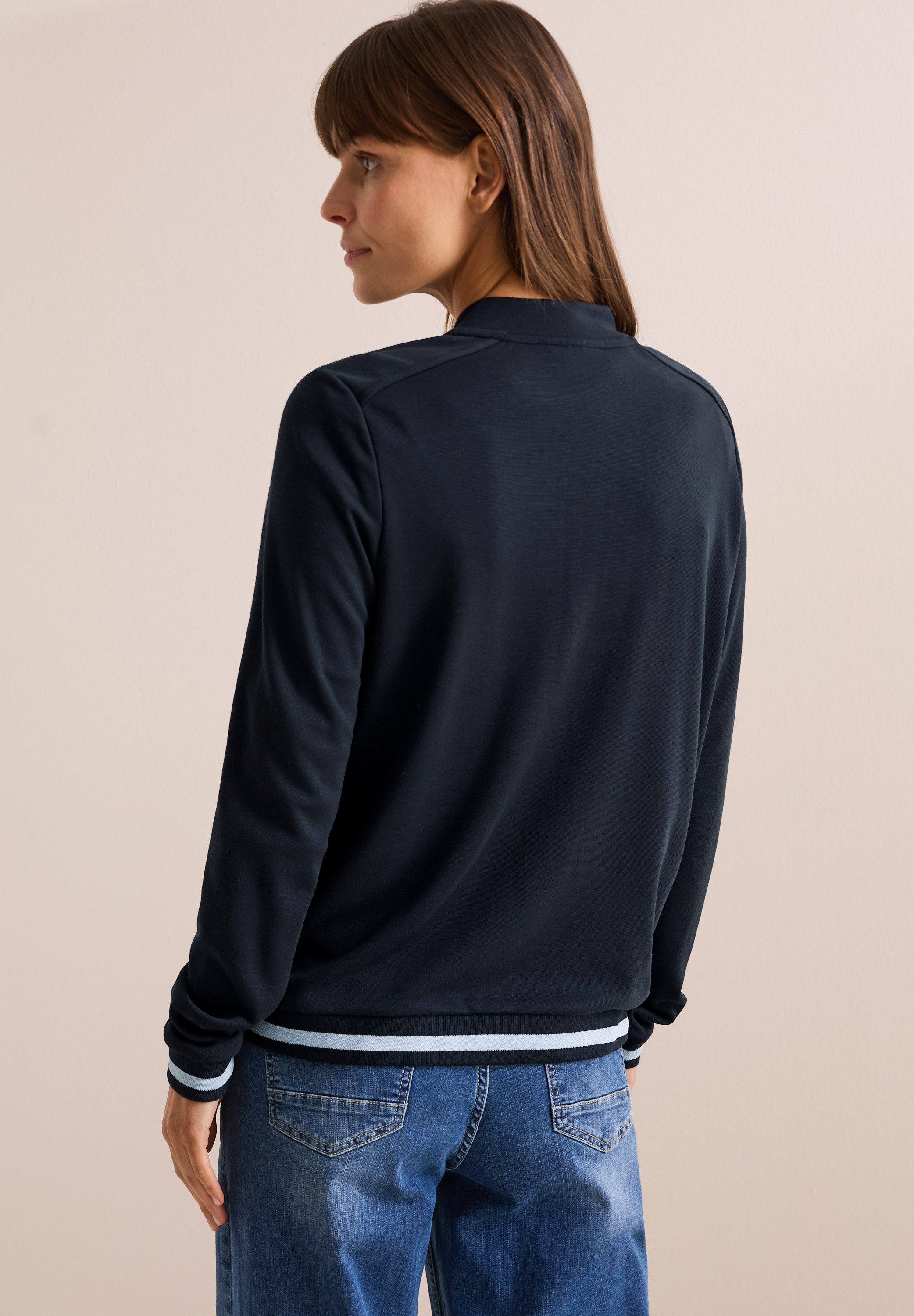 CECIL Cardigan aus softem Materialmix