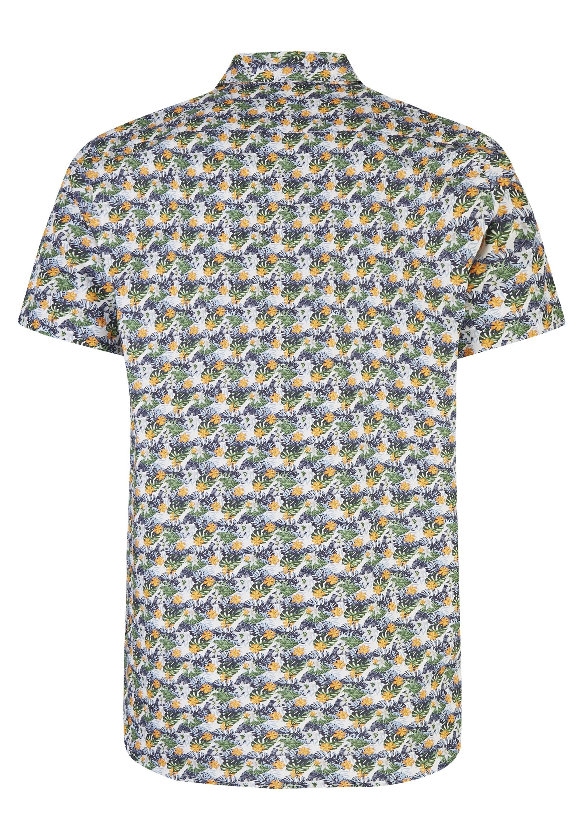 HECHTER PARIS Kurzarmhemd mit floralem Muster