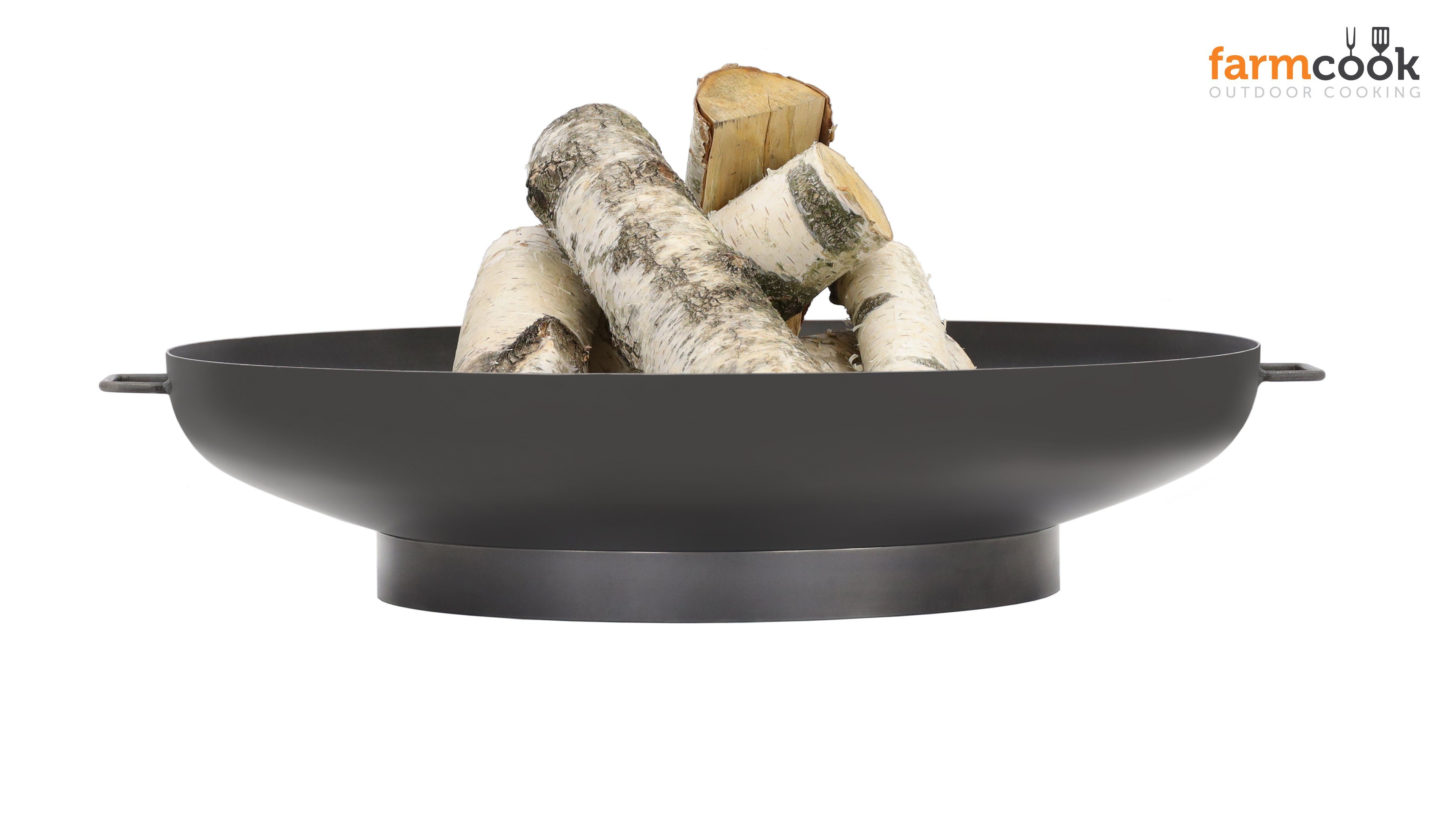 Farmcook Feuerschale Feuerschale Pan 1 Ø 80 cm, (1 Stück), Ideal geeignet als Lagerfeuer oder Eiskübel