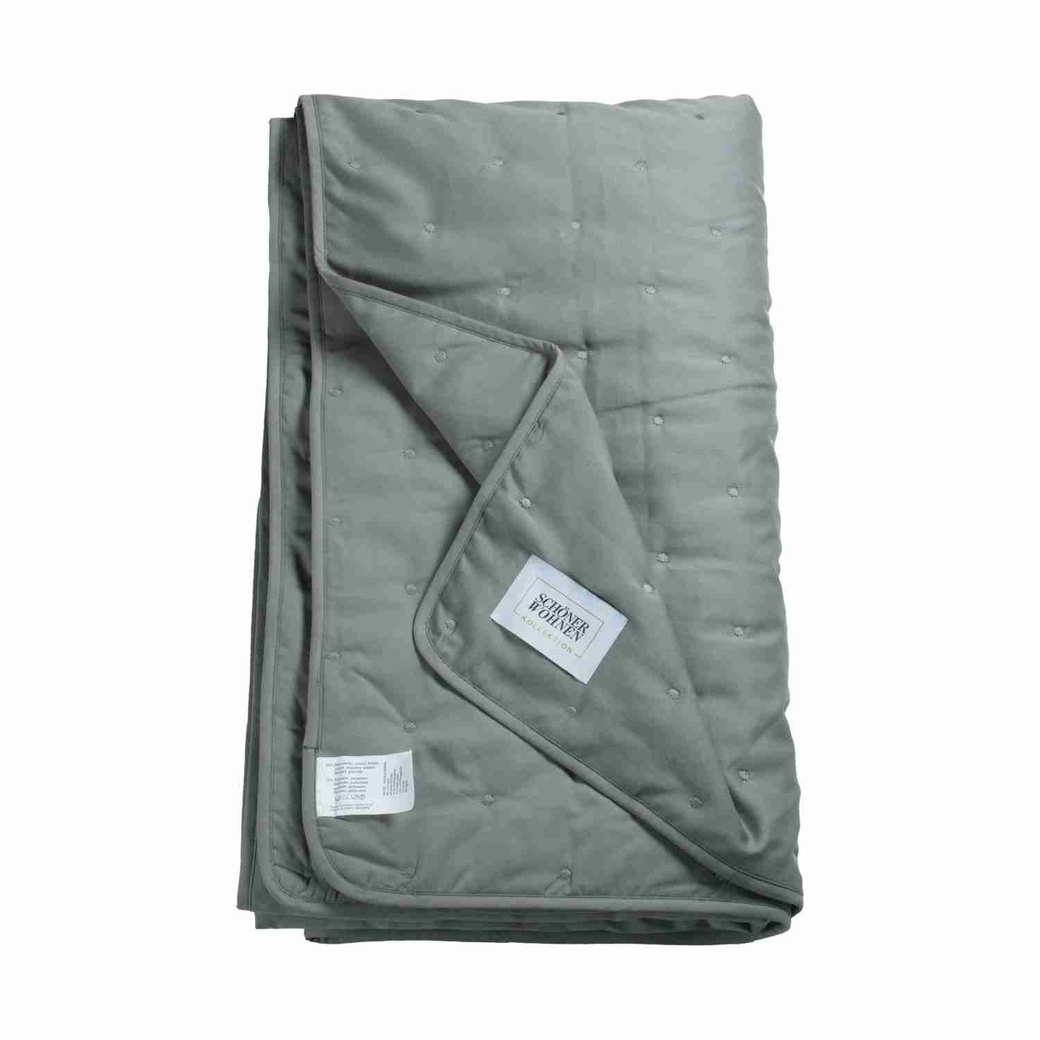 SCHÖNER WOHNEN-Kollektion Tagesdecke SOFT Überwurf Tagesdecke, 140 x 240 cm in Grau