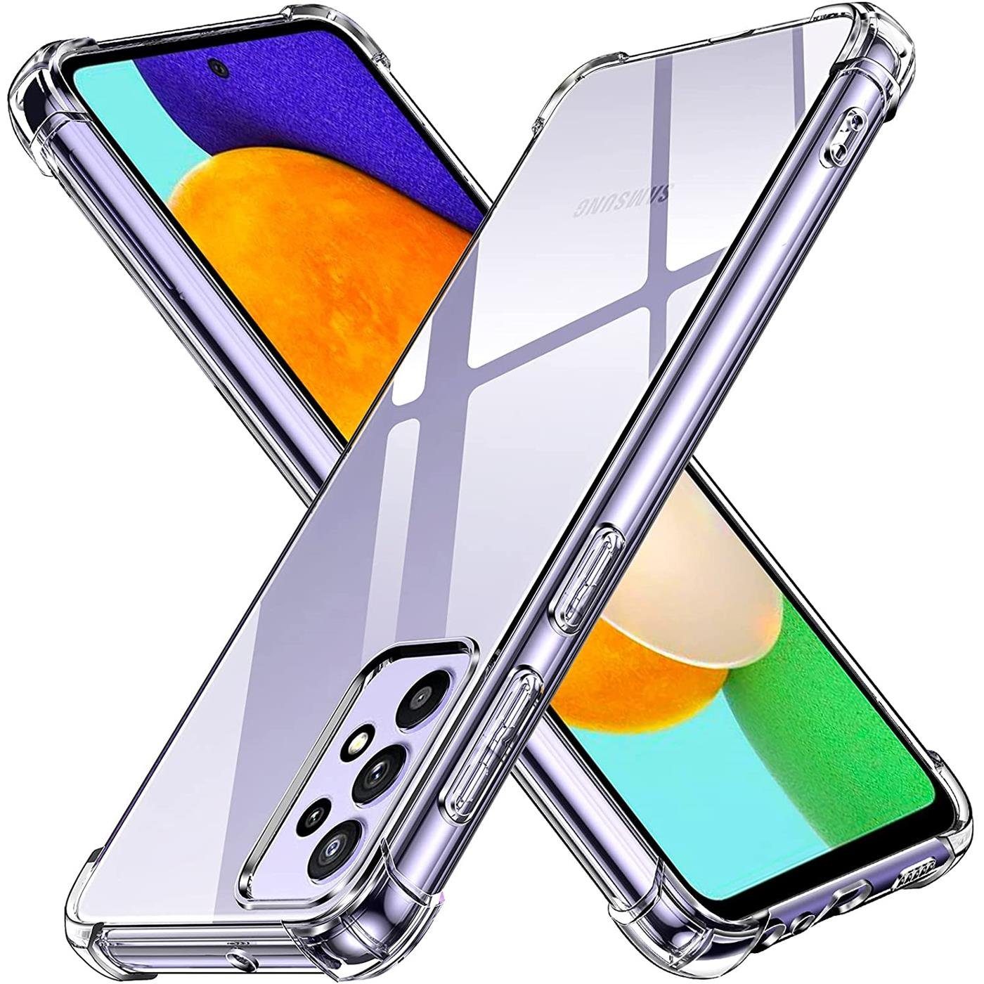 CoolGadget Handyhülle Anti Shock Rugged Case für Samsung Galaxy A52 4G/5G / A52s 5G 6,5 Zoll, Slim Cover mit Kantenschutz Schutzhülle für Samsung A52 4G/5G Hüll – Bild 2 von 5