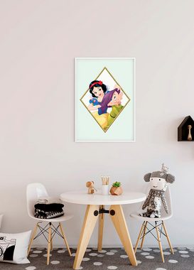 Komar Poster Snow White & Dopey, Disney (1 St), Kinderzimmer, Schlafzimmer, Wohnzimmer