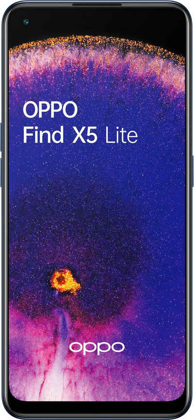 Oppo Find X5 Lite Smartphone (16,33 cm/6,43 Zoll, 256 GB Speicherplatz, 64 MP Kamera, 65W Schnellladegerät, Schutzcase)