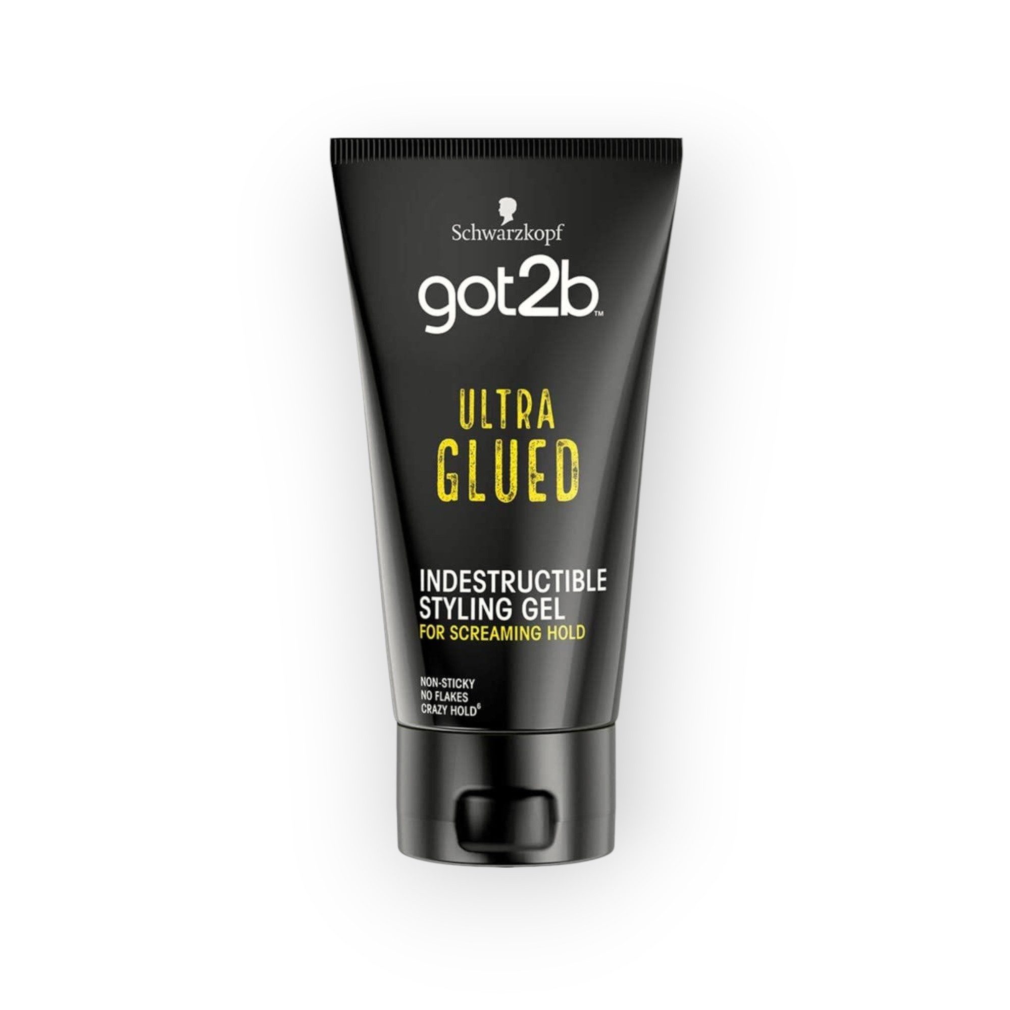 Schwarzkopf Haargel Got2b Ultra Glued Tube Gel (Black)