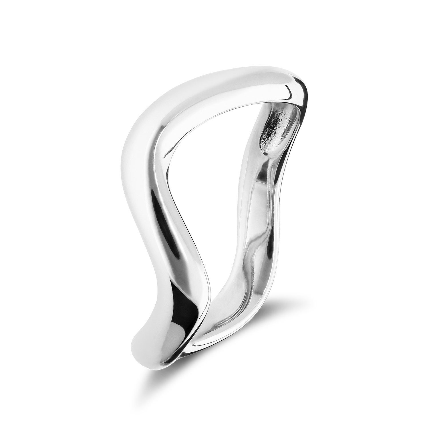 LUCARDI Fingerring Ring - 925 Silber - Silber - Damen