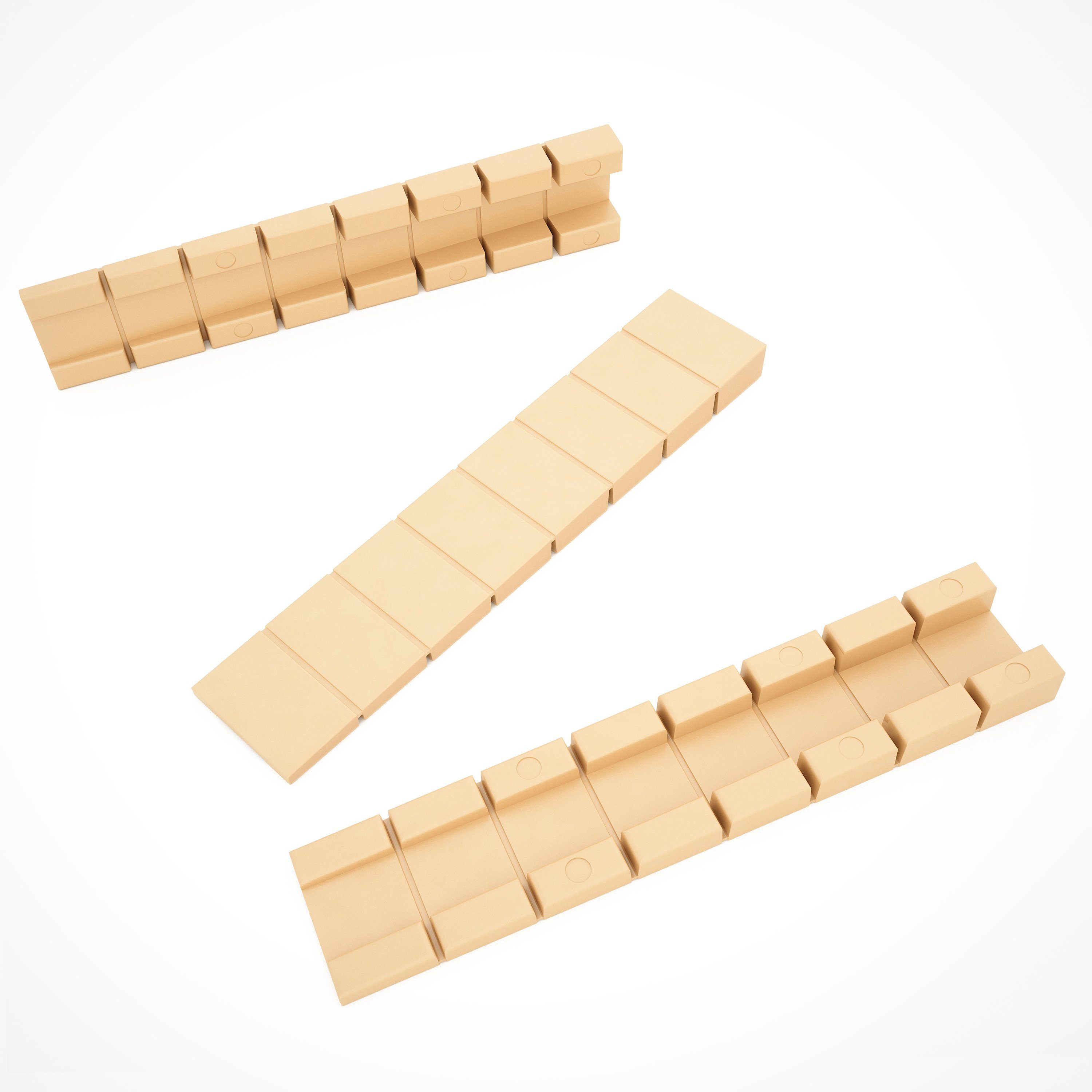 sossai® Montagekeil Unterlegkeil mit Soll-Bruchstelle in Beige, (10-St)