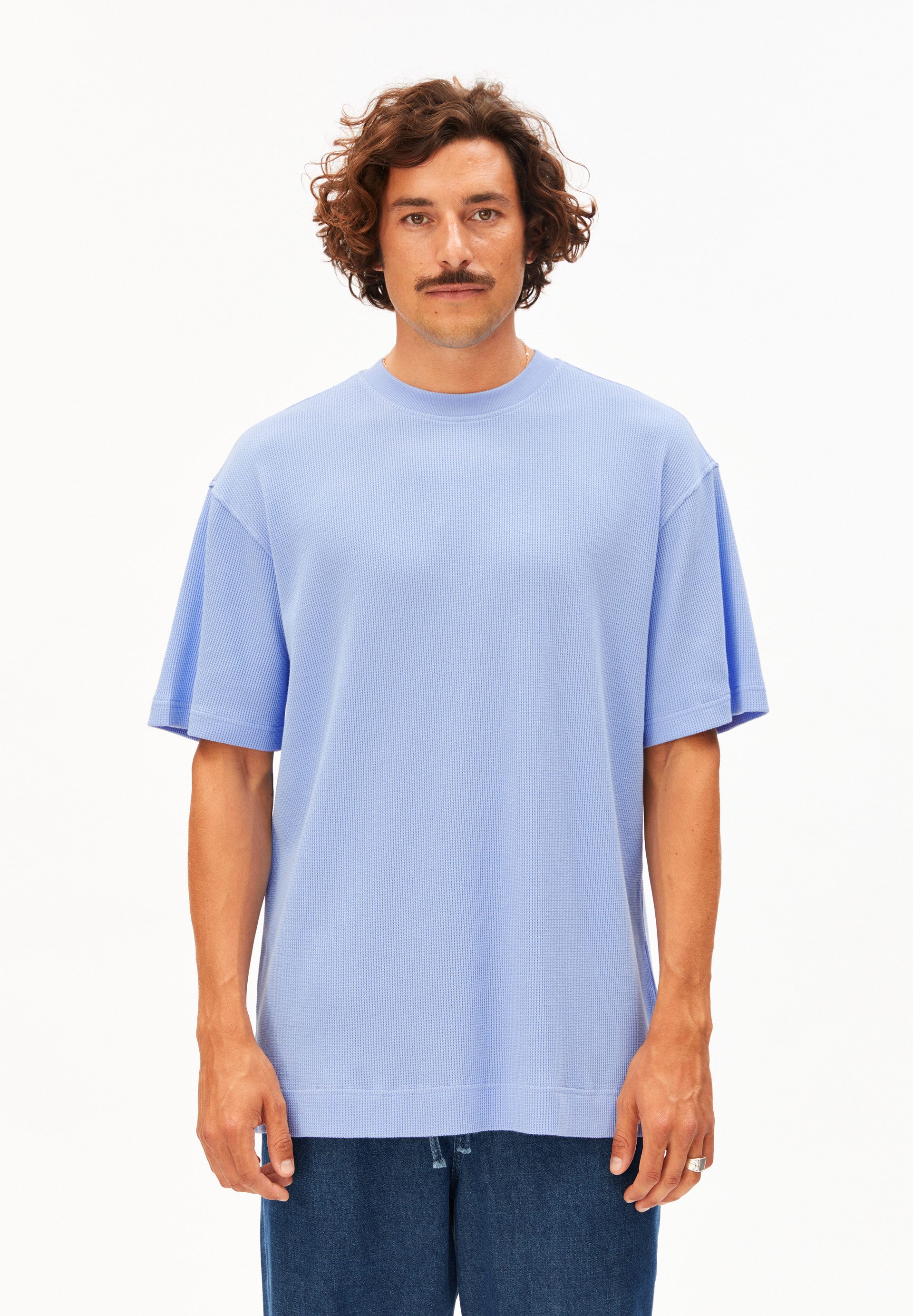 T-Shirt MAARKOS WAFFLE T-Shirt aus Bio-Baumwolle